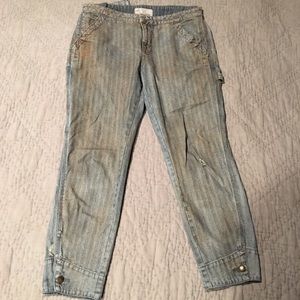 Distressed Free People Jeans